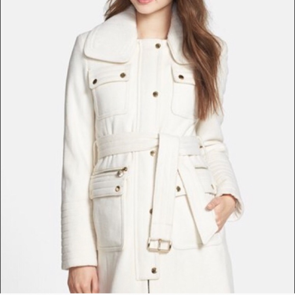 Laundry by Shelli Segal Wool Trench Coat
